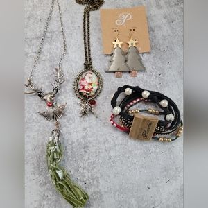 Plunder Christmas Statement Jewelry Lot